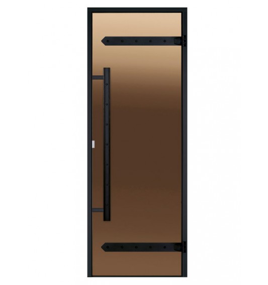 Дверь HARVIA Legend ALU DA81901L 800х1900 бронза Дверь HARVIA Legend ALU DA81901L 800х1900 бронза