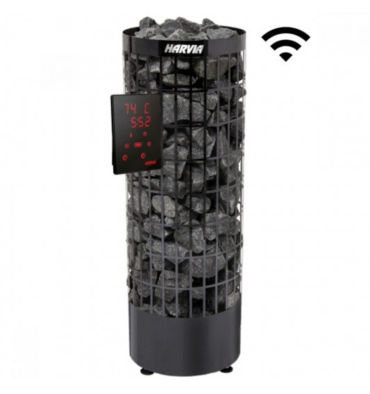 Электрическая печь Harvia Cilindro PC70XE Black Steel + CX001WiFi Электрическая печь Harvia Cilindro PC70XE Black Steel + CX001WiFi